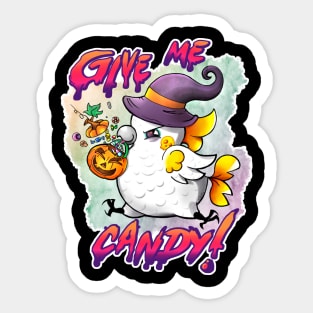 Halloween - Give me Candy! Sticker